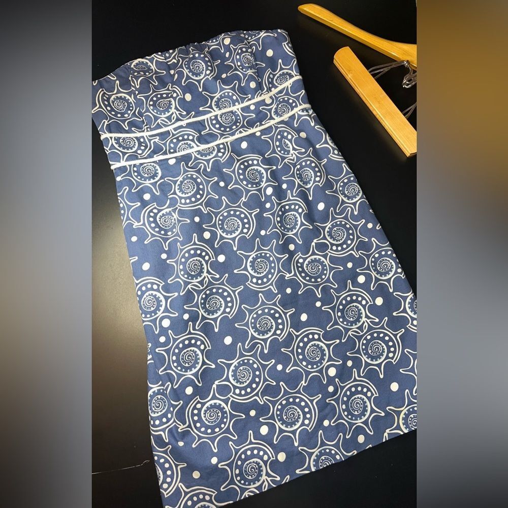 Vineyard Vines Star Shell Carolyn Strapless Nautical Dress Size 4 GUC*READ